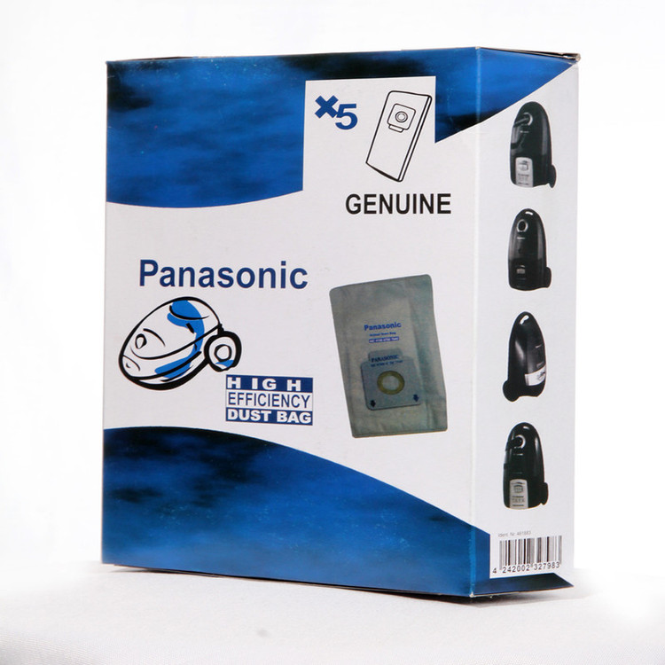 پاکت جاروبرقی مدل GENUINE کد B- PANASONIC بسته 5 عددی مناسب برای جارو برقی پاناسونیک