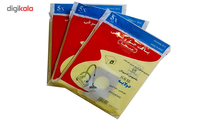 پاکت جاروبرقی ناسیونال 7540 همتا مدل H-N53 سه بسته 5 عددی
