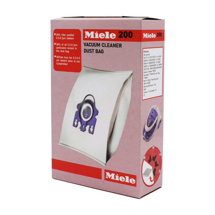 پاکت جاروبرقی مدل Miele 2000 مناسب جاروبرقی میله بسته 5 عددی