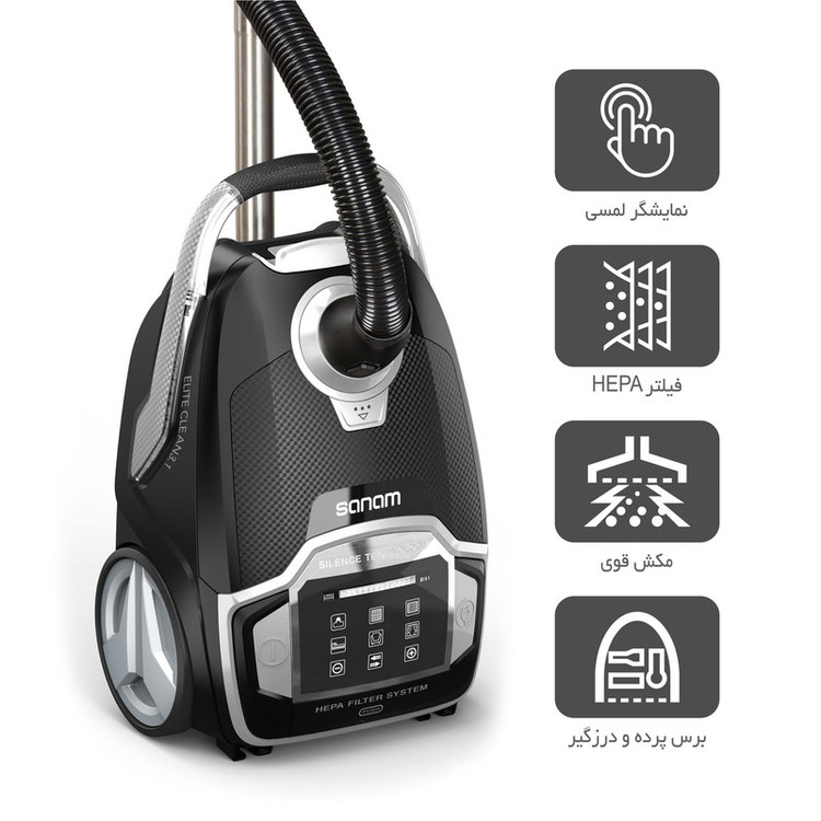 جاروبرقی 2400 وات صنام مدل SV-24N02(DT)