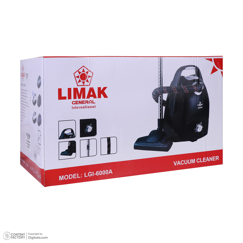 جاروبرقی 2800 وات لیماک جنرال اینترنشنال مدل LGI-6000A