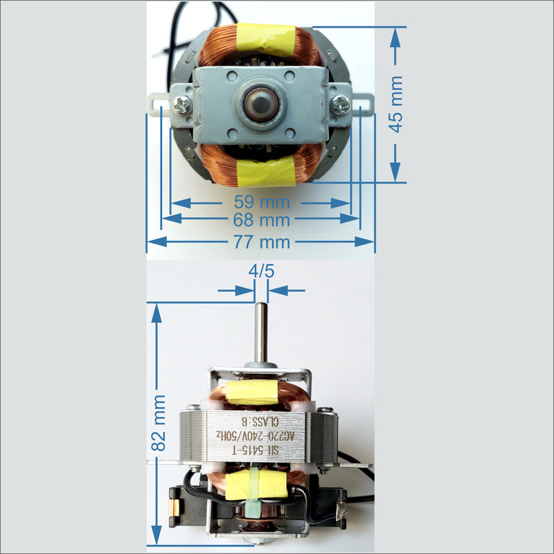 موتور سشوار خانگی مدل SH-5415-T