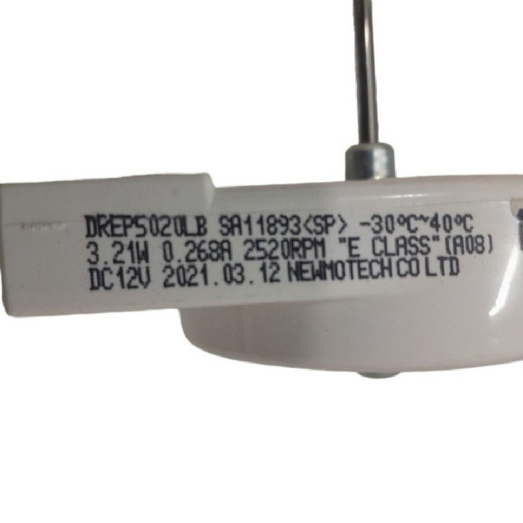 موتور فن یخچال و فریزر مدل DREP 520 LB سرامیکی ۱۲ ولت مناسب برای یخچال و فریزر