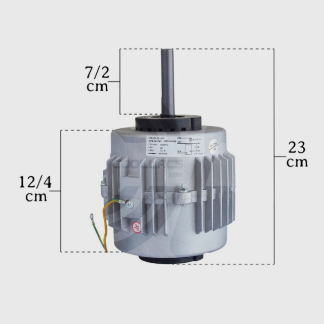 موتور فن کولرگازی مدل YDK-120-50-6A2 مناسب برای انواع کولرگازی