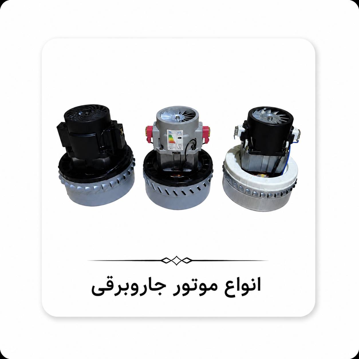 موتور جاروبرقی اب و خاک دو پروانه فابریک